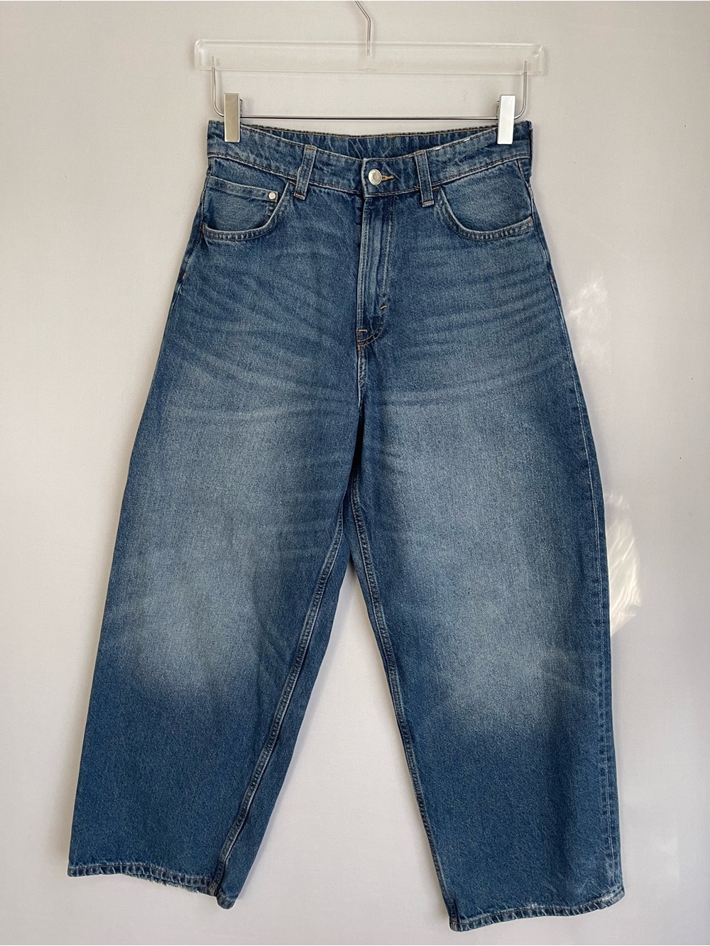 H&M Super Baggy Barrel Leg Jeans Coupe Ultra 14